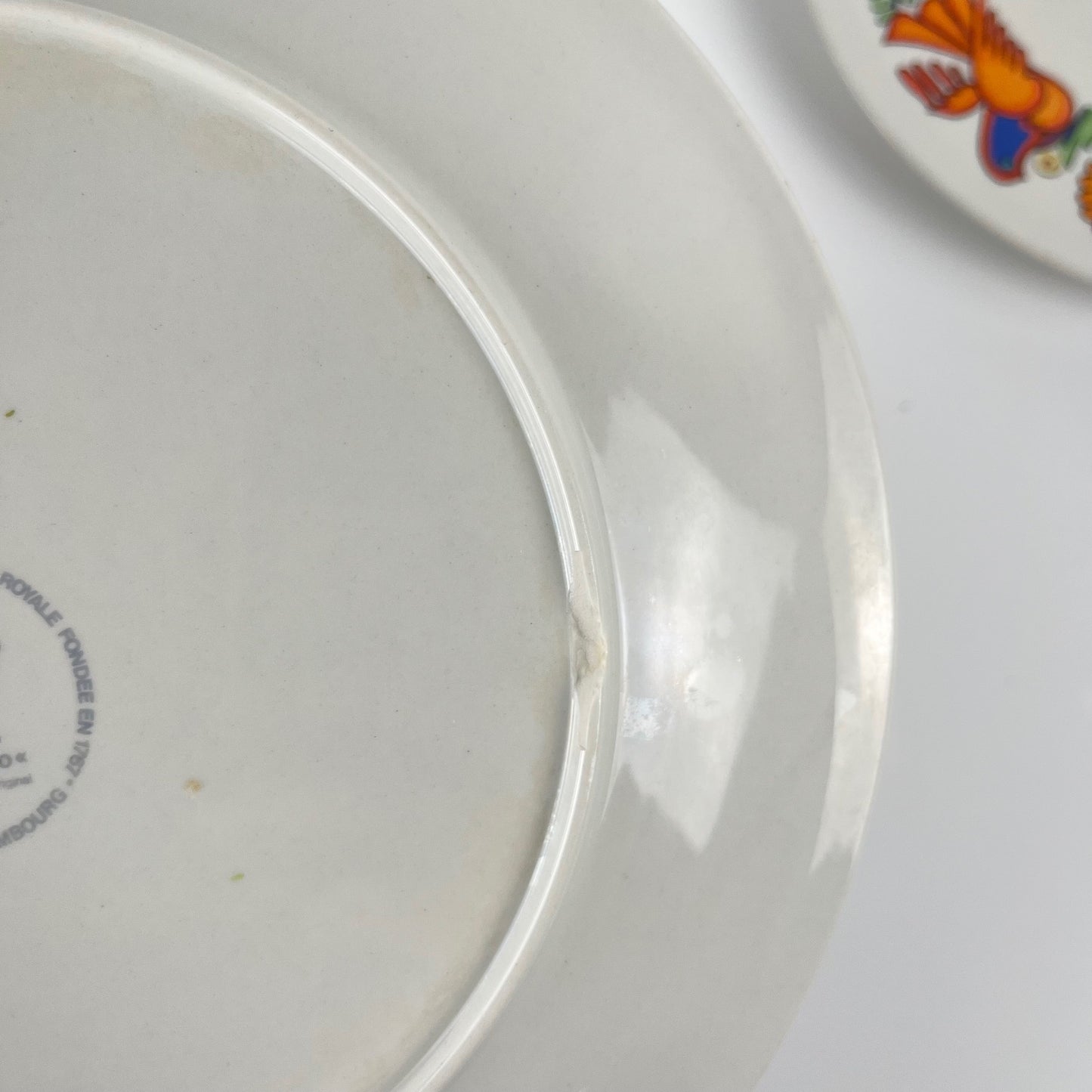 Set de 4 assiettes plates Villeroy & Boch "Acapulco" , 1960, 2nd choix