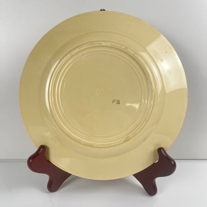 Duo d'assiettes à dessert Art Deco Badonviller, 1920/1930