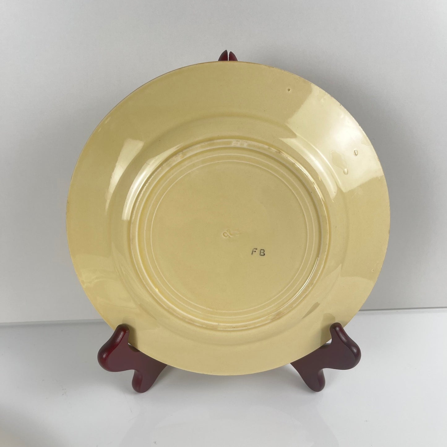 Duo d'assiettes à dessert Art Deco Badonviller, 1920/1930