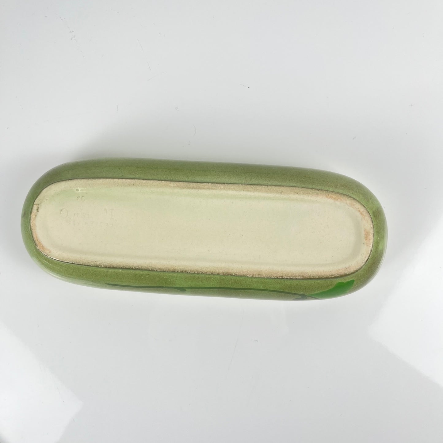 Sarreguemines toilet / soap box, Art Nouveau style, late 19th-early 20th century