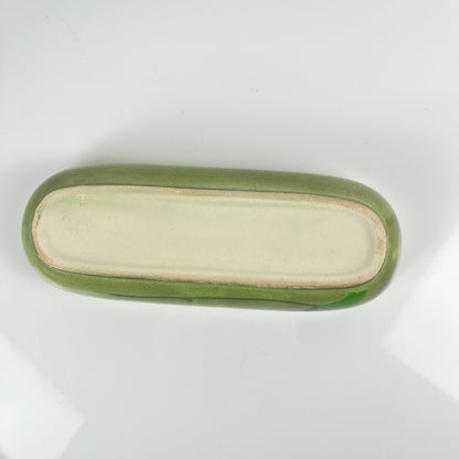 Sarreguemines toilet / soap box, Art Nouveau style, late 19th-early 20th century