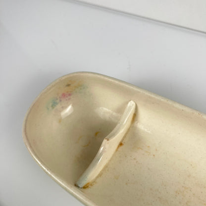 Sarreguemines toilet / soap box, Art Nouveau style, late 19th-early 20th century