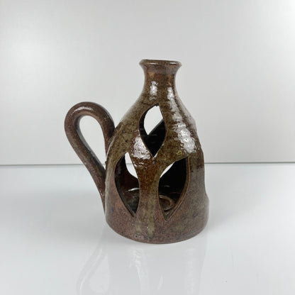Old sandstone lantern, brown, 1960