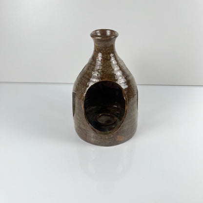 Old sandstone lantern, brown, 1960