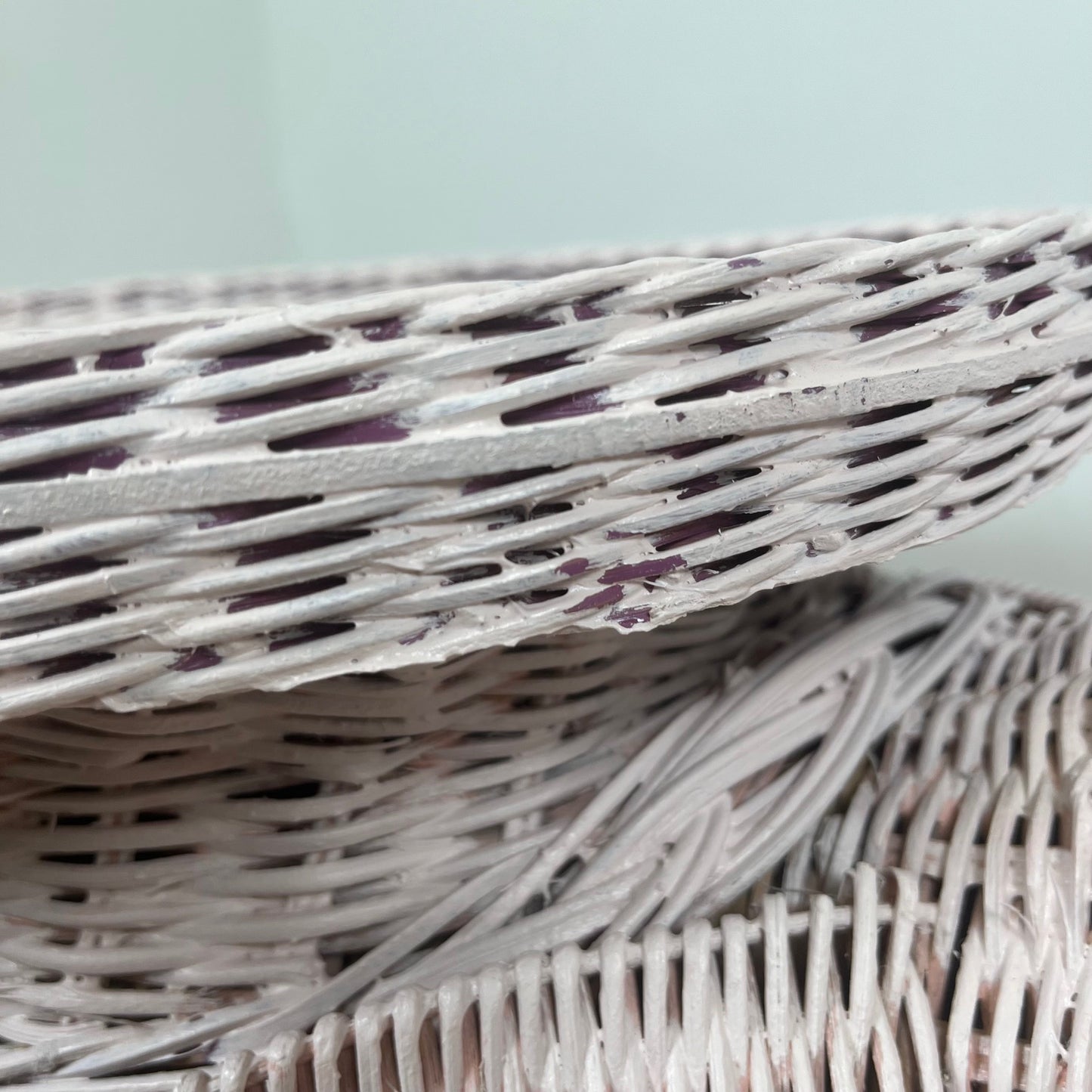 Table d’appoint vintage en rotin en forme d'éléphant, att. à Vivai del Sud, italie, 1960 - 1970