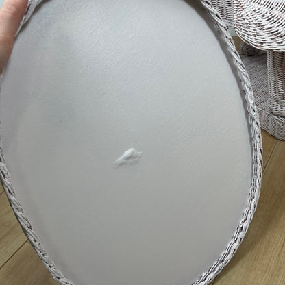 Table d’appoint vintage en rotin en forme d'éléphant, att. à Vivai del Sud, italie, 1960 - 1970