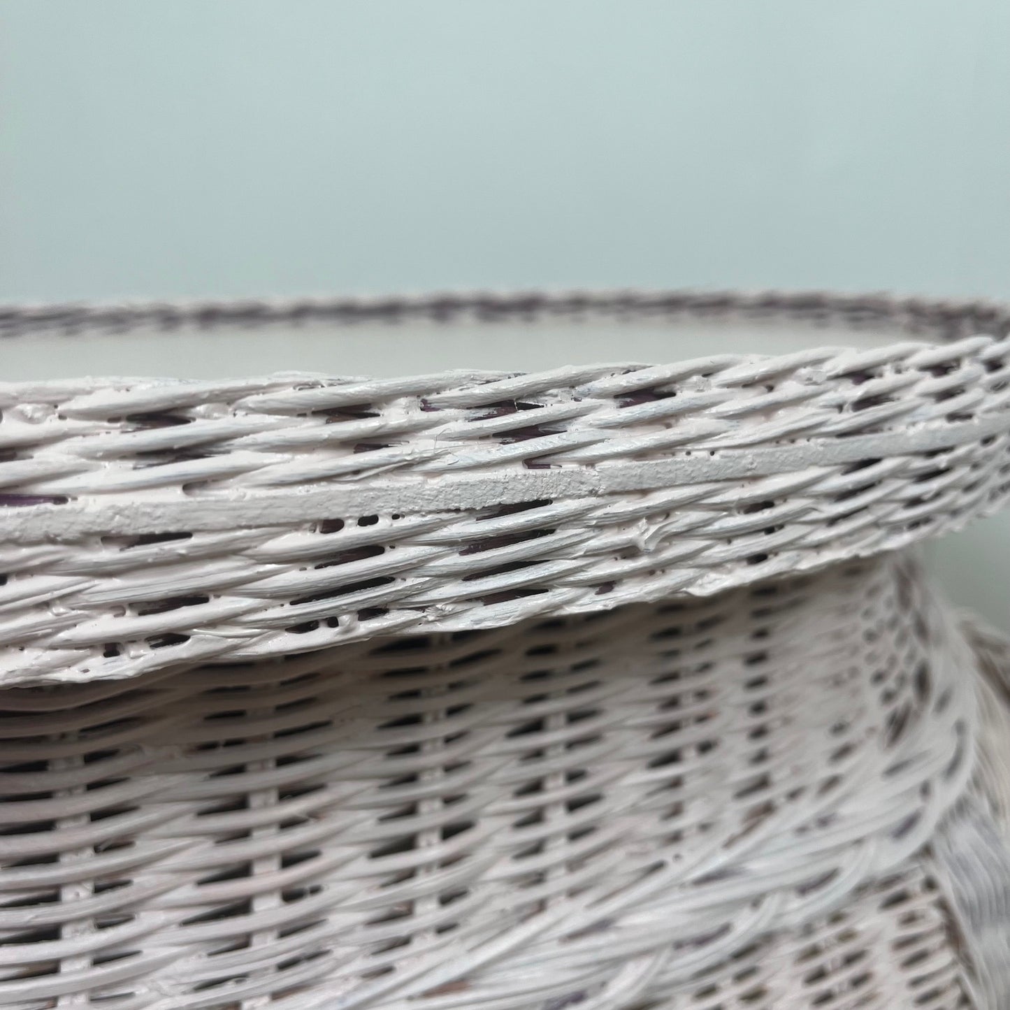 Table d’appoint vintage en rotin en forme d'éléphant, att. à Vivai del Sud, italie, 1960 - 1970