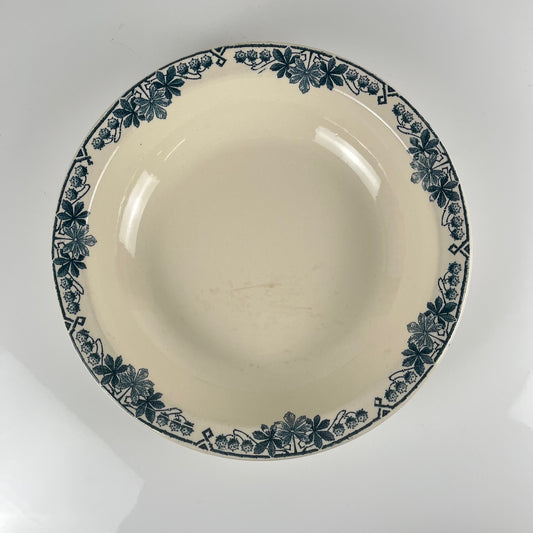 Low bowl, "Tunis" pattern, by Longwy, late 19th c.