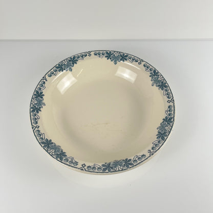 Low bowl, "Tunis" pattern, by Longwy, late 19th c.