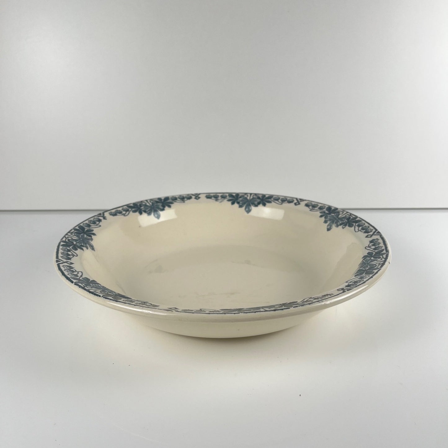 Low bowl, "Tunis" pattern, by Longwy, late 19th c.