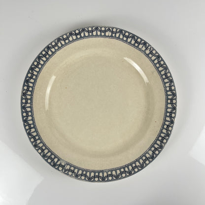 Plat rond terre de fer  Salins , fin XIXe s.- début XXe s.