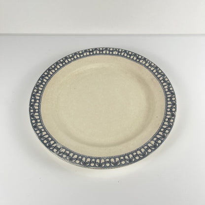 Plat rond terre de fer  Salins , fin XIXe s.- début XXe s.