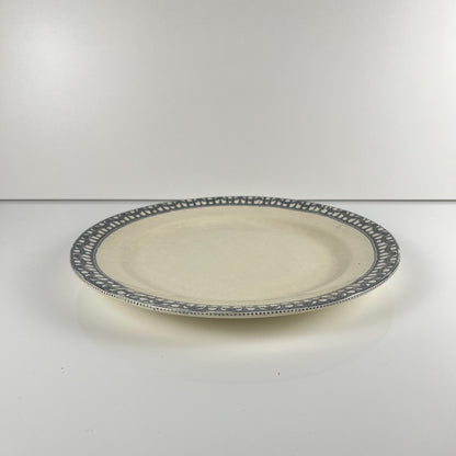 Plat rond terre de fer  Salins , fin XIXe s.- début XXe s.