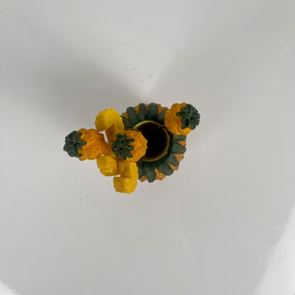 Porte pic et pic apéritif vintage en forme d'ananas, XXe