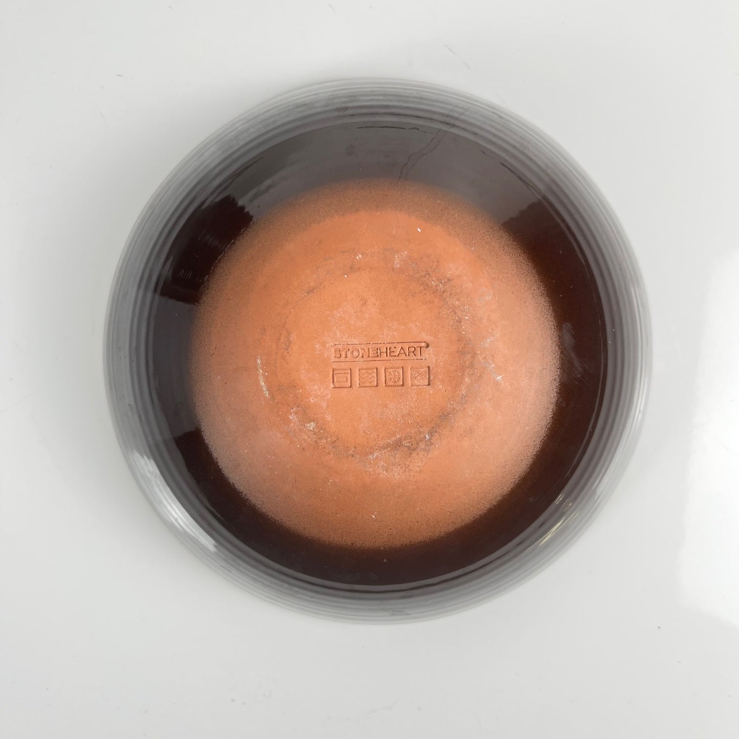 Set of 6 glazed ceramic bowls, Japandi style