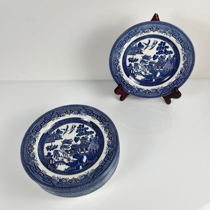 Set of 10 dessert plates, Asian motif Churchill, England 1970