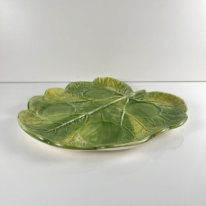 Melon service in majolica for 4 people, 20th century
