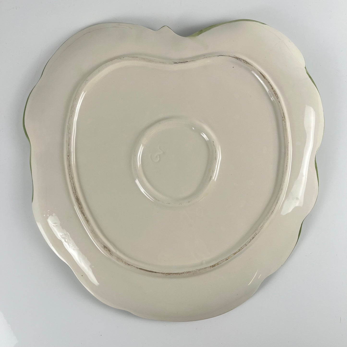 Melon service in majolica for 4 people, 20th century