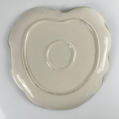 Melon service in majolica for 4 people, 20th century
