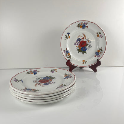 Set of 6 "Agreste" dinner plates, Sarreguemines, late 20th century