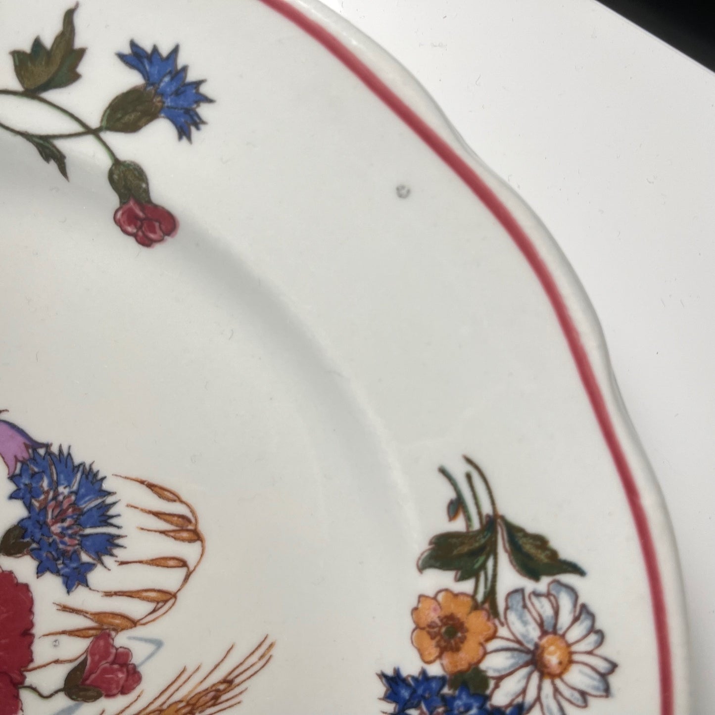 Set of 6 "Agreste" dinner plates, Sarreguemines, late 20th century