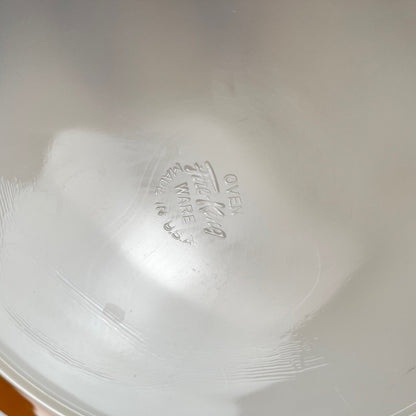 Important service Fire-King Peach Lustre "Feuille de laurier" pour 12 pers., Anchor Hocking , USA, années 50