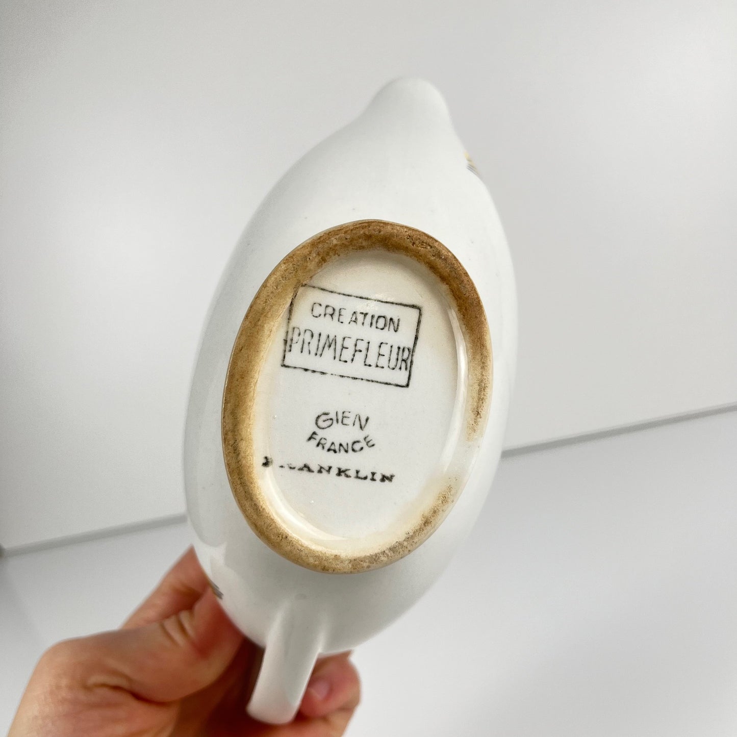 Saucière Gien Création Primefleur , 1960