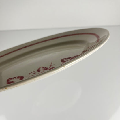 Digoin-Sarreguemines "Atlantic" oval dish, 1950-70
