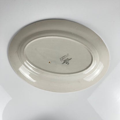 Digoin-Sarreguemines "Atlantic" oval dish, 1950-70