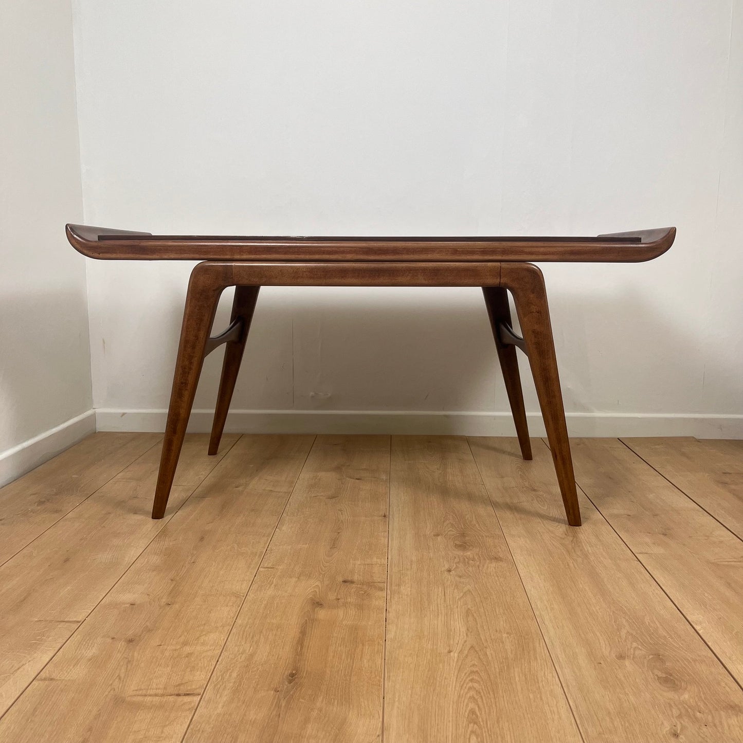 Table basse danoise en teck, design scandinave vintage Mid century 1960-70