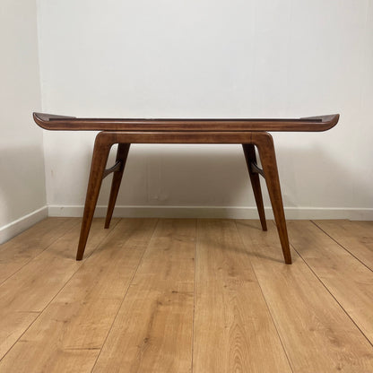 Table basse danoise en teck, design scandinave vintage Mid century 1960-70