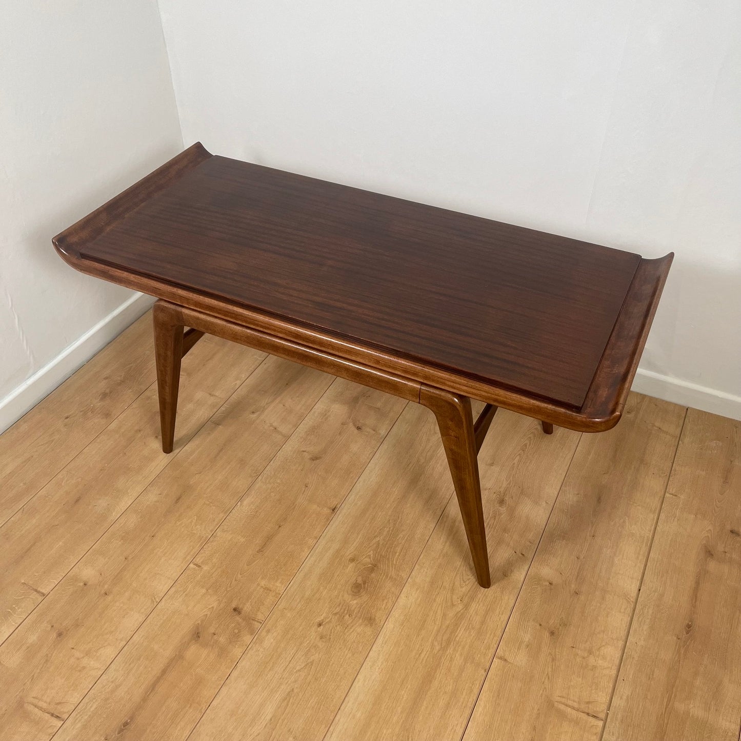 Table basse danoise en teck, design scandinave vintage Mid century 1960-70