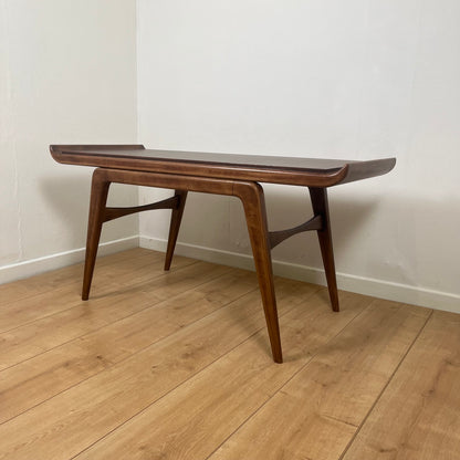 Table basse danoise en teck, design scandinave vintage Mid century 1960-70