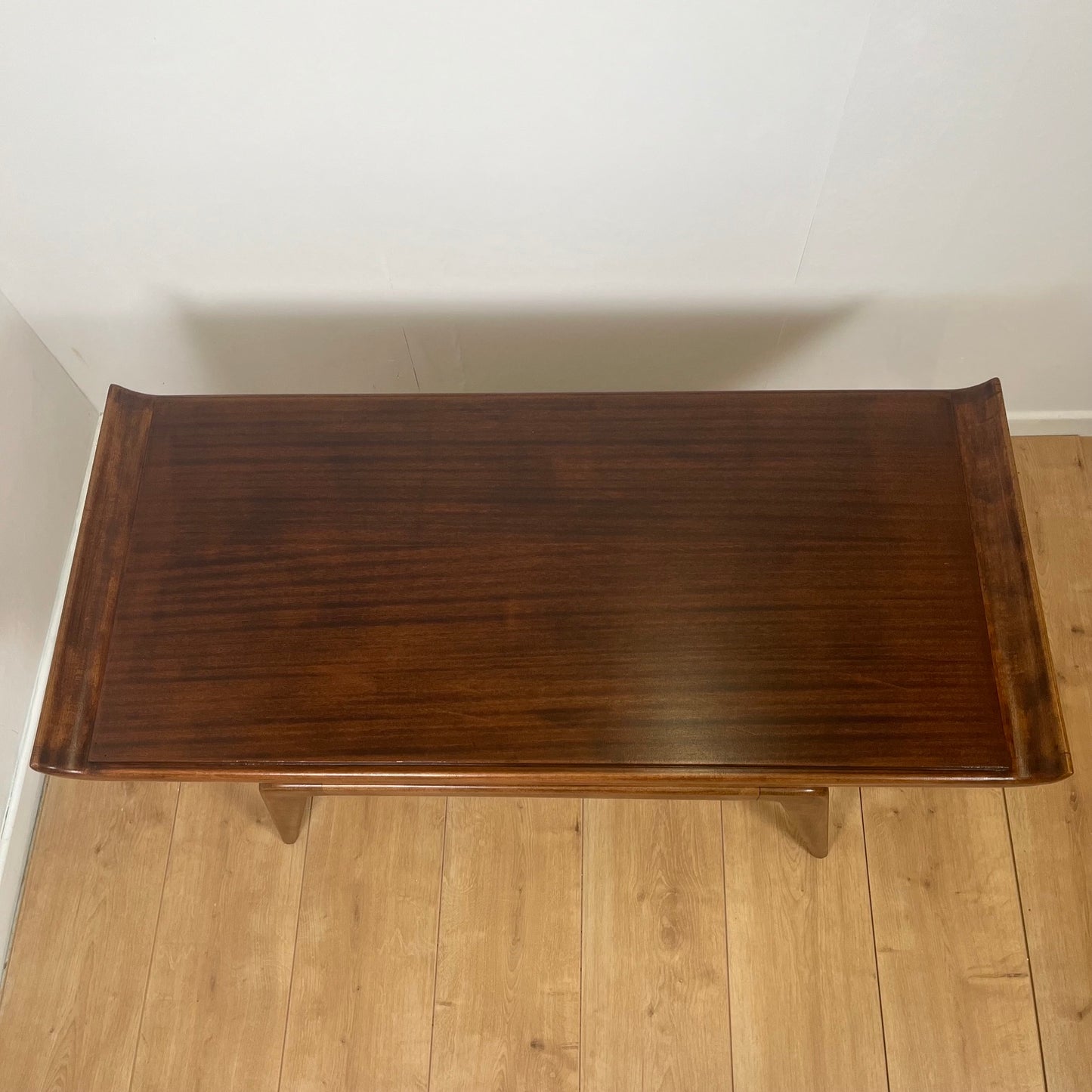 Table basse danoise en teck, design scandinave vintage Mid century 1960-70