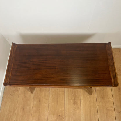 Table basse danoise en teck, design scandinave vintage Mid century 1960-70