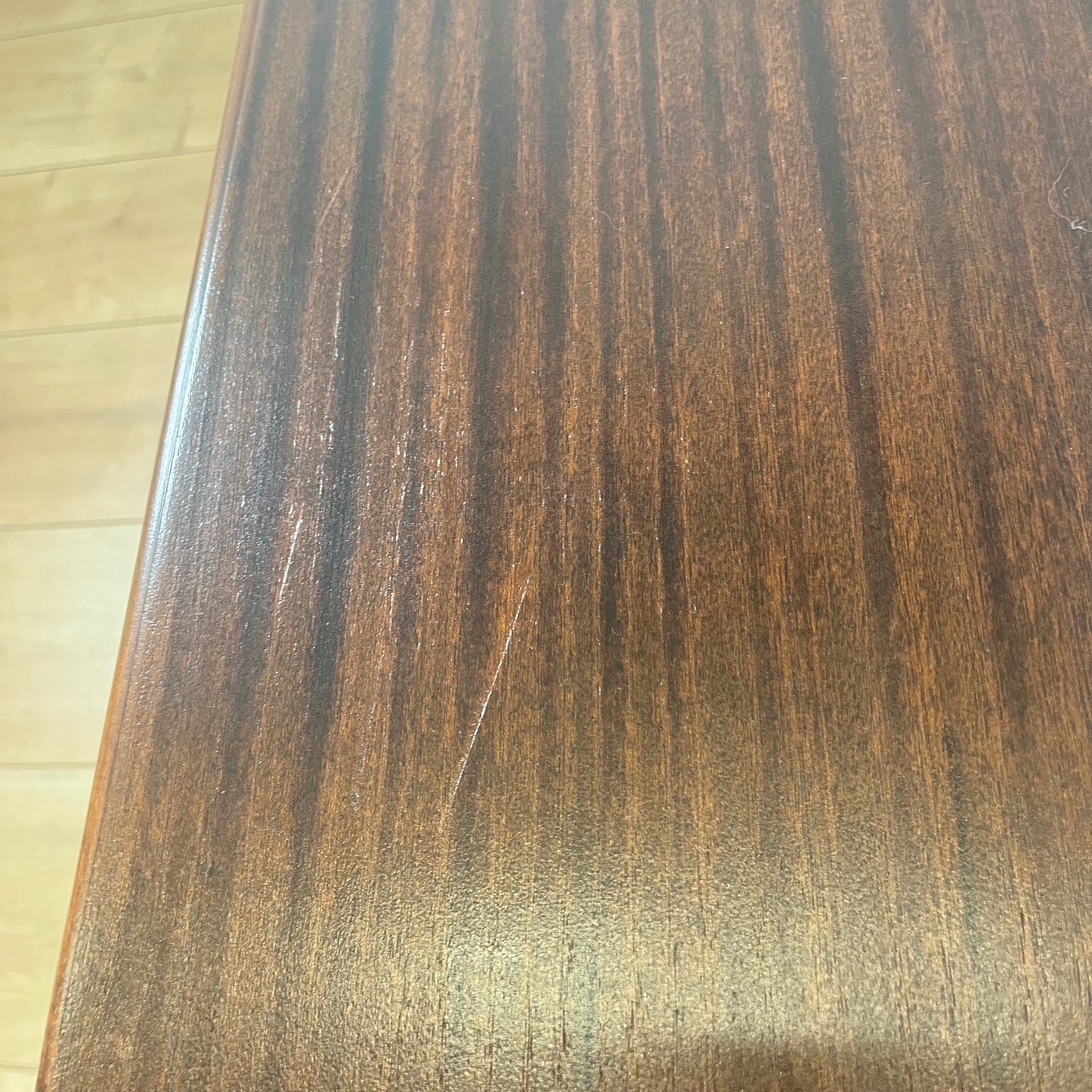 Table basse danoise en teck, design scandinave vintage Mid century 1960-70