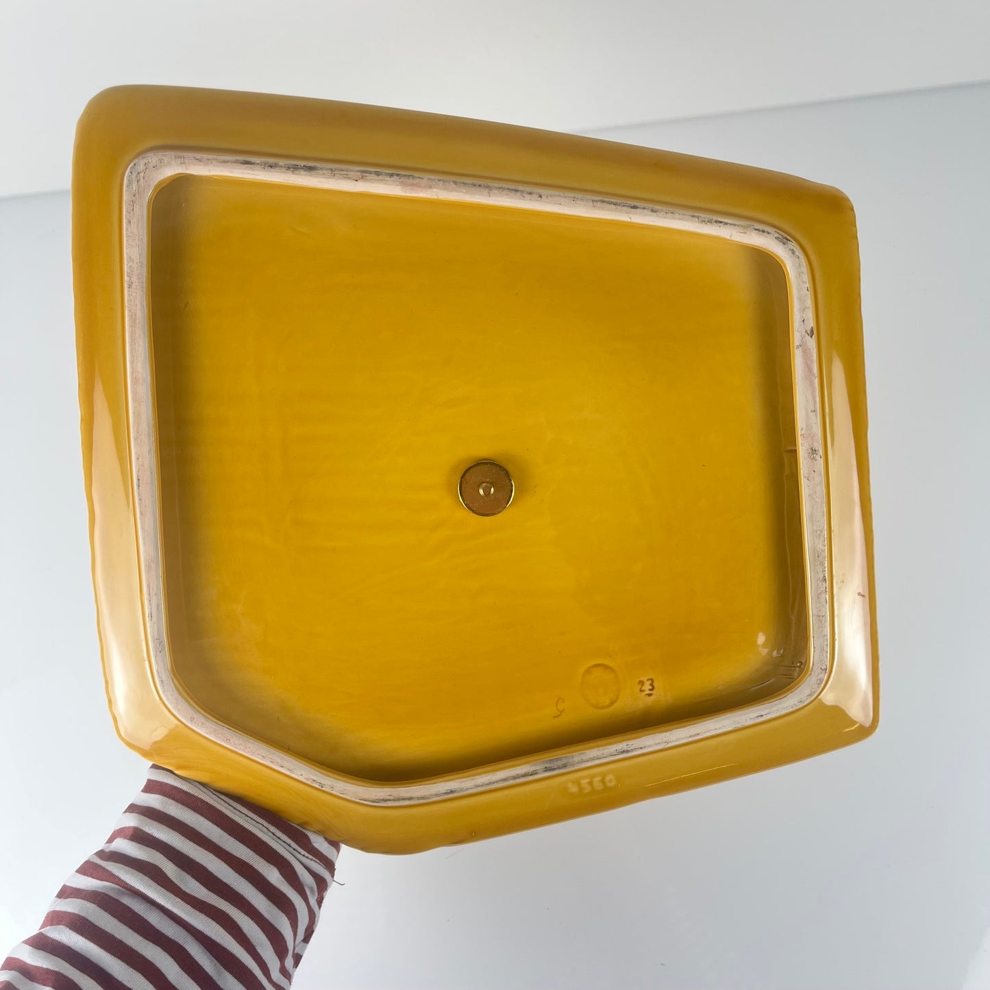 Plateau à fromage Vallauris, poignée canard , 1950/60