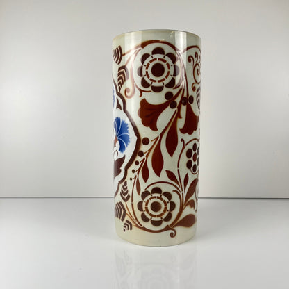 Large "Damas" Roller Vase, KG Lunéville, 1910-1930
