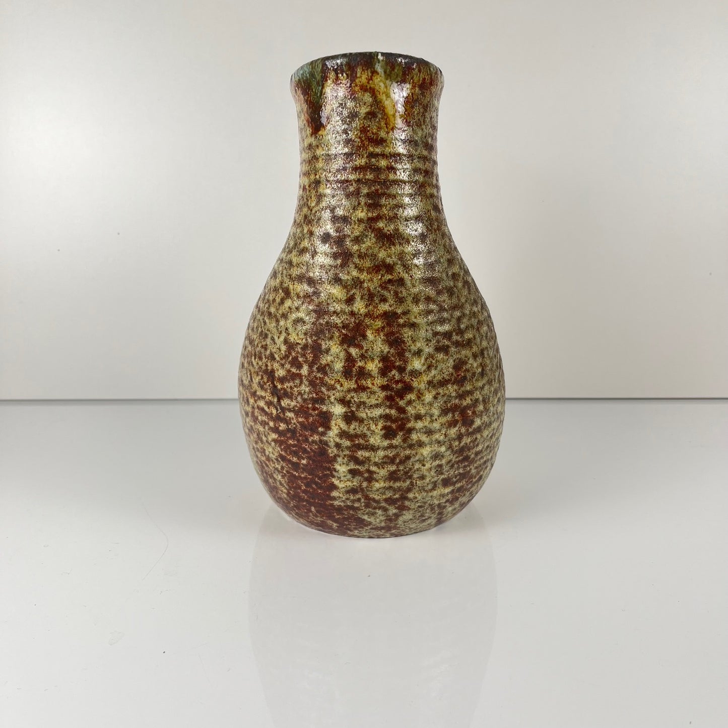 Double vase in the style of Accolay, speckled stoneware, 1960-70