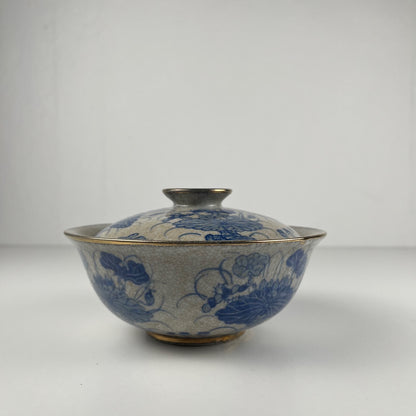 Boîte ancienne chinoise avec couvercle, en Porcelaine, XXè siècle
