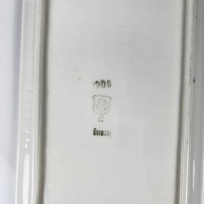 Plat à cake motif fleurs, Max Roesler , Allemagne, 1930/1940