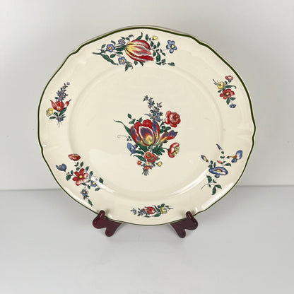 Round dish Villeroy & Boch, Old Strasbourg floral pattern, 1940s/50s
