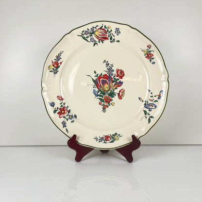 Round dish Villeroy & Boch, Old Strasbourg floral pattern, 1940s/50s