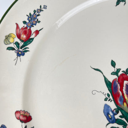Round dish Villeroy & Boch, Old Strasbourg floral pattern, 1940s/50s