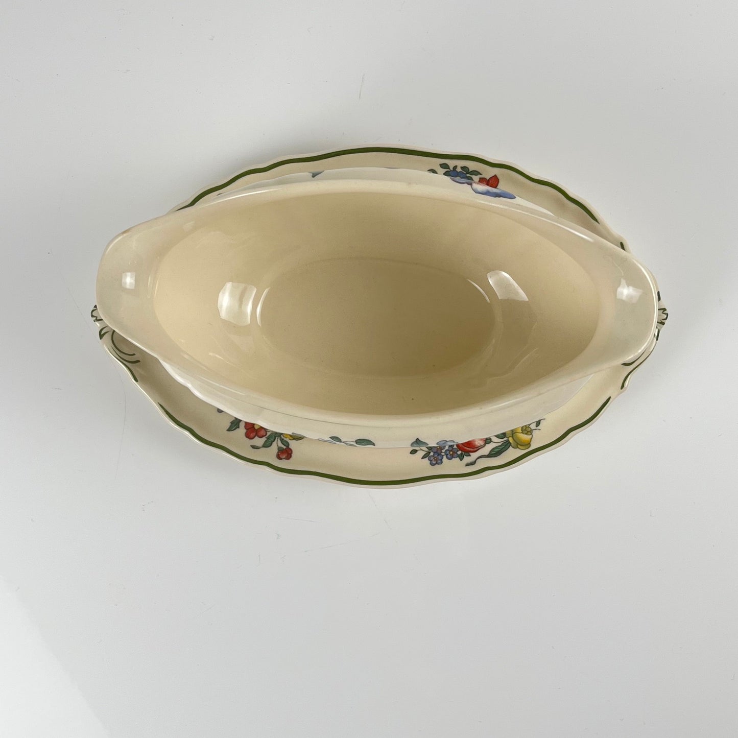 Saucière Villeroy & Boch "vieux strasbourg" , 1940/50