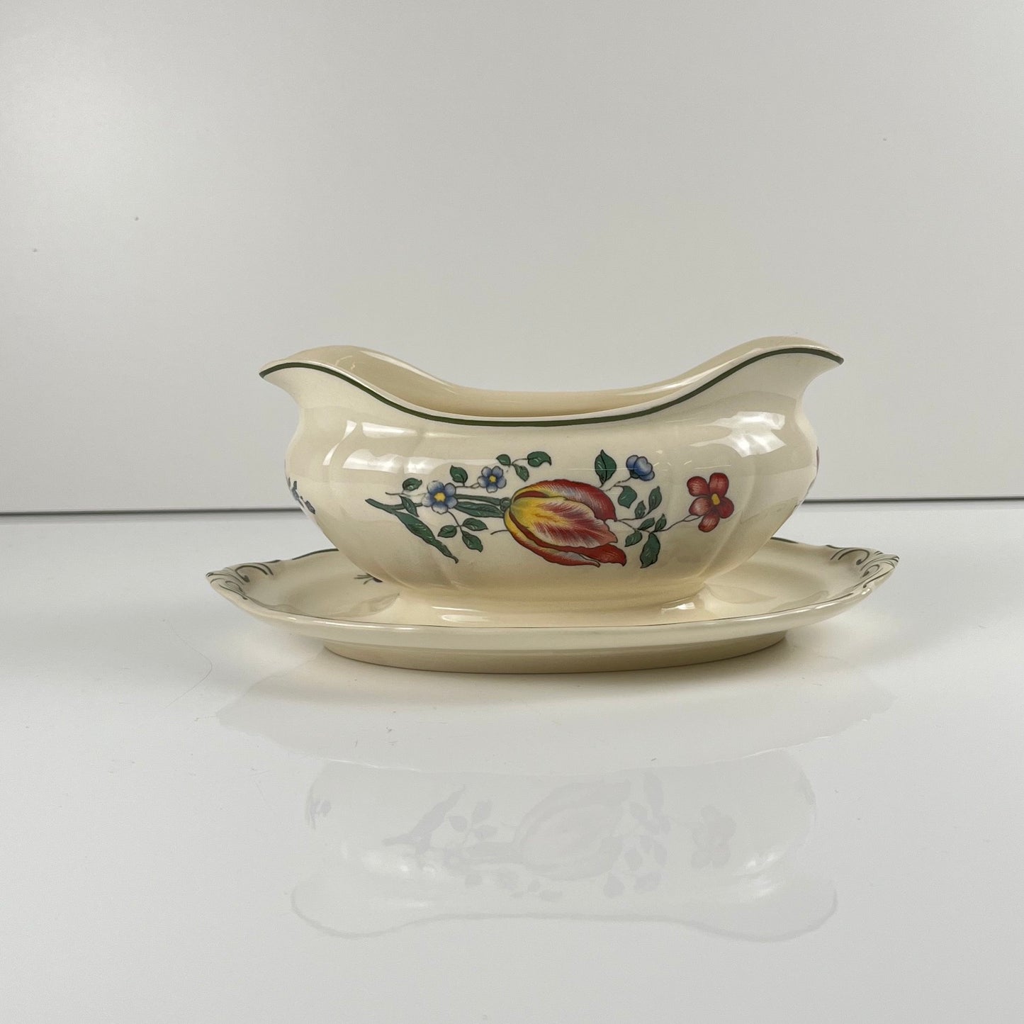 Saucière Villeroy & Boch "vieux strasbourg" , 1940/50