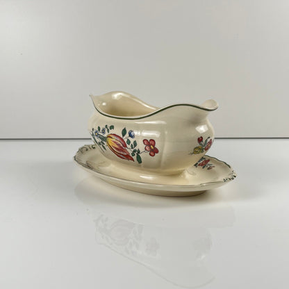 Saucière Villeroy & Boch "vieux strasbourg" , 1940/50
