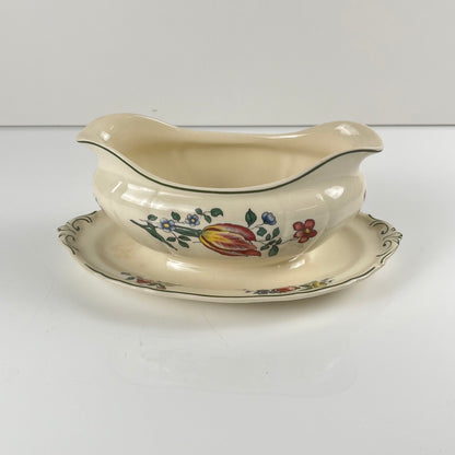 Saucière Villeroy & Boch "vieux strasbourg" , 1940/50