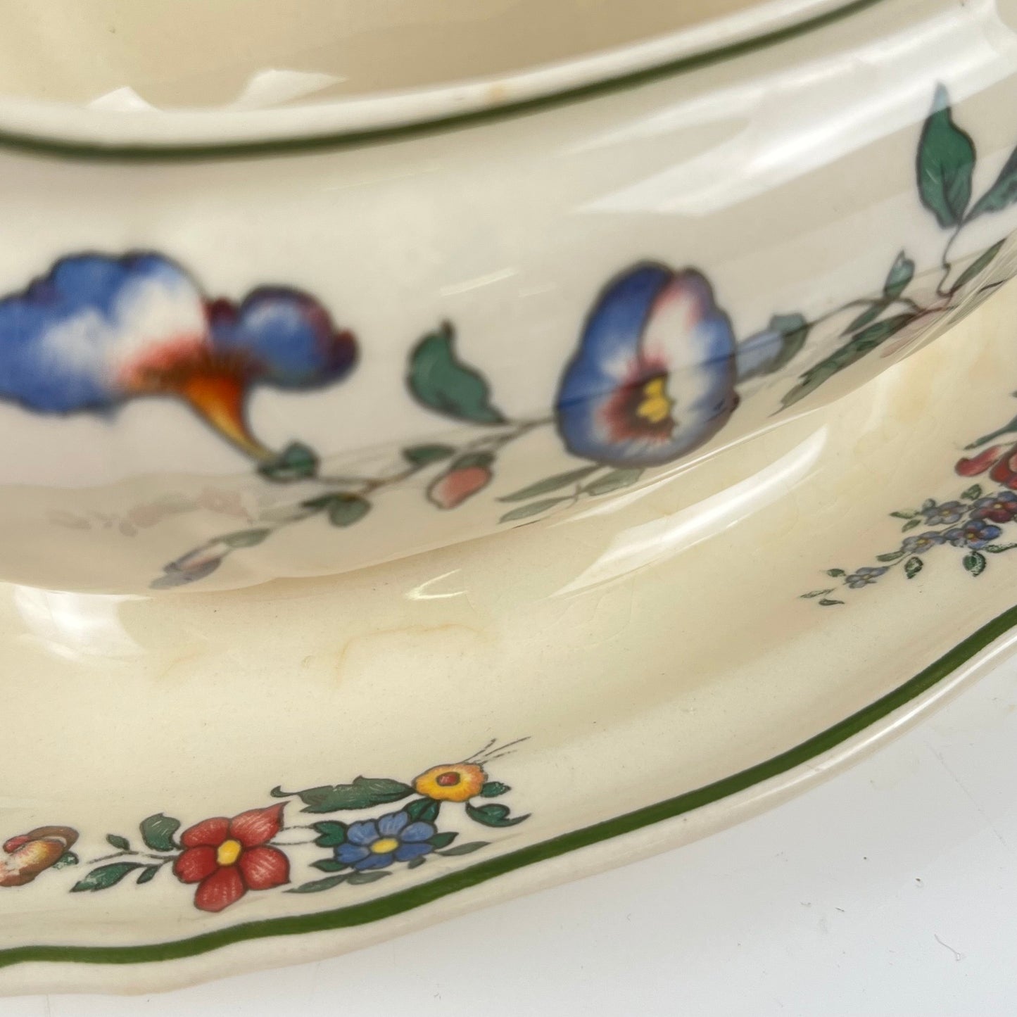 Saucière Villeroy & Boch "vieux strasbourg" , 1940/50