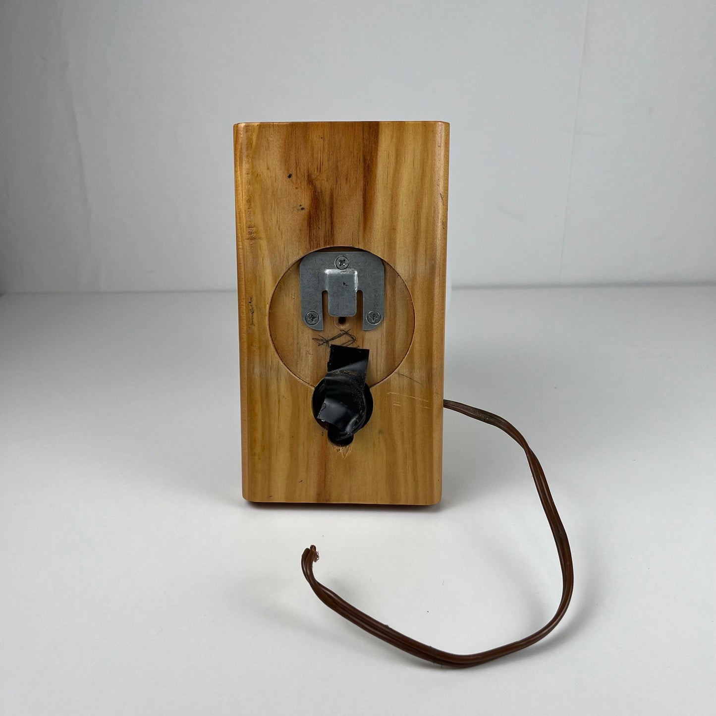 Applique murale en bois et verre, MCM